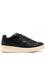 Jil Sander baskets Mi Baskets en cuir - Noir