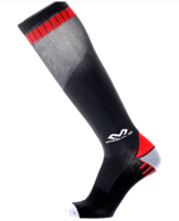 McDavid 8842R ACTIVE Elite Compression Socks - Black/Scarlet - XL