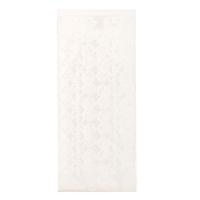 Vaessen Creative • sticker 10x23cm 10pcs strikjes wit