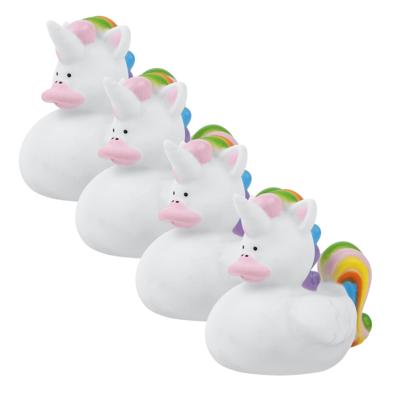 8x Eenhoorn badeend 7 cm