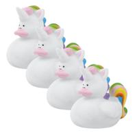 8x Eenhoorn badeend 7 cm