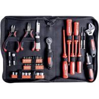 Brüder Mannesmann M29044 Gereedschapsset Electricien Incl. tas 45-delig