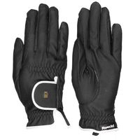 Roeckl Lona handschoenen zwart/wit maat:6,5 - thumbnail