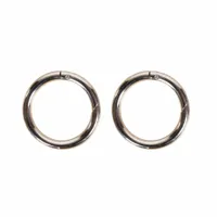 Martingaal snap ring zilver