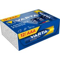Batterij varta longlife power 12x aaa