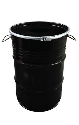 The Binbin BinBin Hole industriële prullenbak 60 Liter zwart met gat deksel