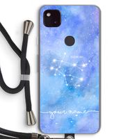 Sterrenbeeld - Licht: Pixel 4a 5G Transparant Hoesje met koord