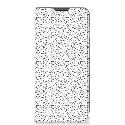 Motorola Moto G22 | Hoesje met Magneet | Stripes Dots