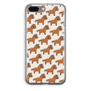 Pony: iPhone 8 Plus Transparant Hoesje