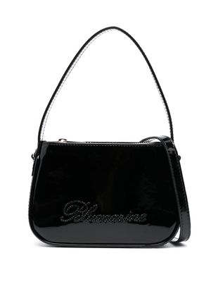 Blumarine sac cabas à fini verni - Noir