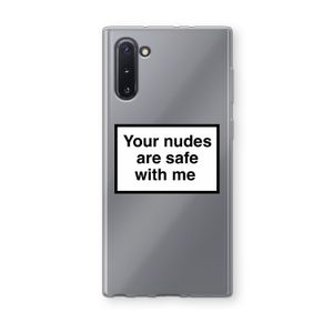 Safe with me: Samsung Galaxy Note 10 Transparant Hoesje