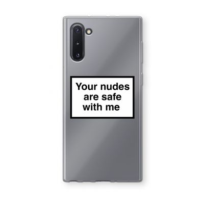 Safe with me: Samsung Galaxy Note 10 Transparant Hoesje