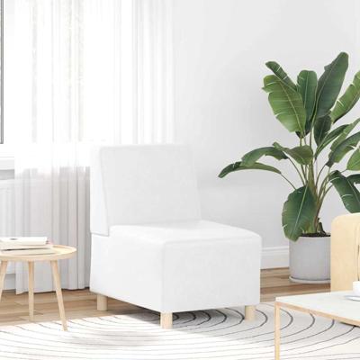 Sofa Stoel Wit 55 x 74 x 82 cm Kunstleer