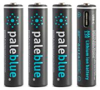 Pale Blue 4x AAA Lithium 1.5V oplaadbare batterij met USB-C