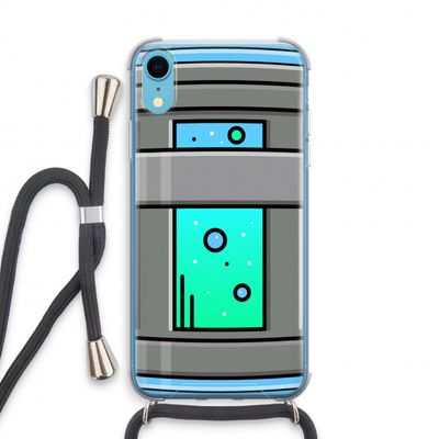 Chug Bottle: iPhone XR Transparant Hoesje met koord