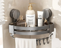 AquaGrip - Luxe Zuignap Badkamer Plank zonder Boren AquaGrip - Luxe Zuignap Badkamer Plank zonder Boren