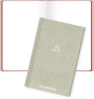 Aurora Copybook ft 10,5 x 16,5 cm, blanco, 192 bladzijden - thumbnail