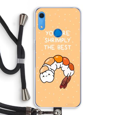 You're Shrimply The Best: Huawei Y6s Transparant Hoesje met koord