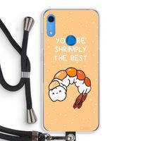 You're Shrimply The Best: Huawei Y6s Transparant Hoesje met koord