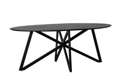 Oslo Black Acasia Web Leg 200cm-13386