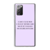 Regenboog: Samsung Galaxy Note 20 / Note 20 5G Transparant Hoesje