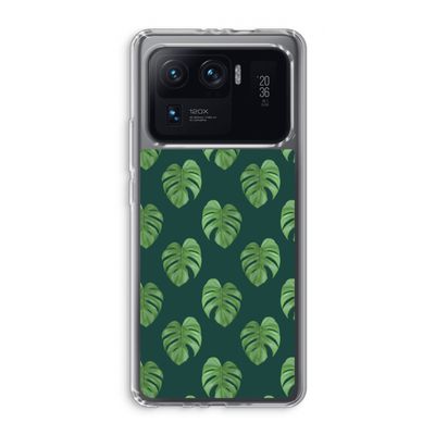 Monstera leaves: Xiaomi Mi 11 Ultra Transparant Hoesje