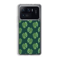 Monstera leaves: Xiaomi Mi 11 Ultra Transparant Hoesje
