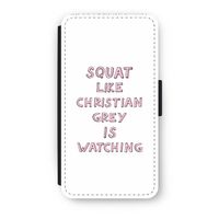 Christian Grey: iPhone XS Flip Hoesje