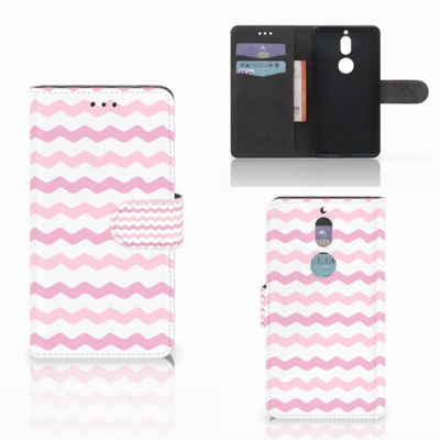 Nokia 7 | Telefoon Hoesje | Waves Roze