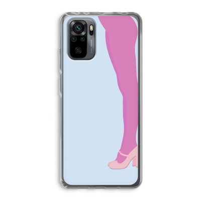 Pink panty: Xiaomi Redmi Note 10 Pro Transparant Hoesje
