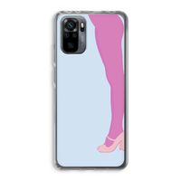 Pink panty: Xiaomi Redmi Note 10 Pro Transparant Hoesje