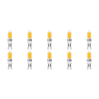 LED Lamp 10 Pack - Velvalux - G9 Fitting - Dimbaar - 3W - Helder/Koud Wit 6000K | Vervangt 32W