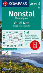 Wandelkaart 95 Valle di Non/Nonstal | Kompass