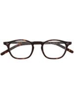 Eyevan7285 lunettes de vue carrées à effet écailles de tortue - Marron