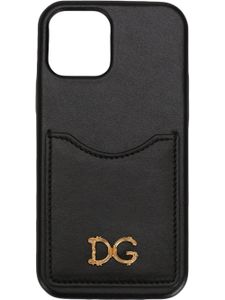 Dolce & Gabbana coque d'iPhone 11 Pro à plaque logo - Noir