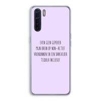 Tequila: Oppo A91 Transparant Hoesje