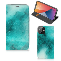 Bookcase iPhone 12 | iPhone 12 Pro Painting Blue - thumbnail