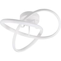 LED Plafondlamp 15W - Natuurlijk Wit 4000K - Moderne Metaal Mat Wit