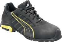 Puma Veiligheidsschoen | maat 43 zwart/geel | S3 SRC EN ISO 20345 | nubuckleer | 1 stuk - 64.271.0-43 64.271.0-43