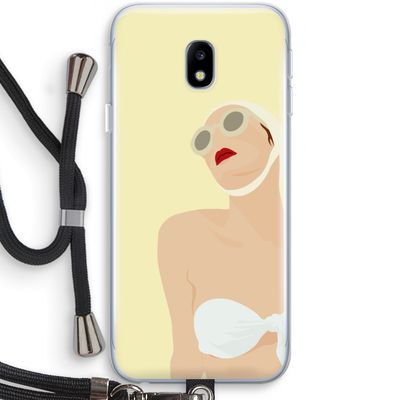Summer: Samsung Galaxy J3 (2017) Transparant Hoesje met koord