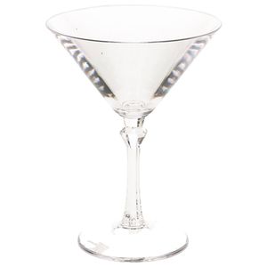 Onbreekbaar martini glas transparant kunststof 20 cl/200 ml - Cocktailglazen