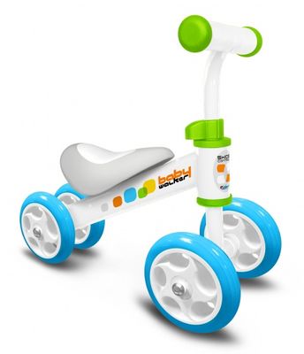 Skids Control Loopfiets junior blauw/wit