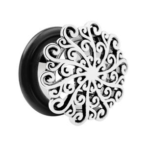 Tunnel met Mandala-design Chirurgisch staal 316L Tunnels & Plugs