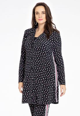 Yoek Blazer A-lijn SPRINKLE | Zwart | Maat 58/60