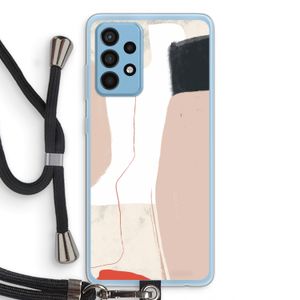 Lava: Samsung Galaxy A52 Transparant Hoesje met koord