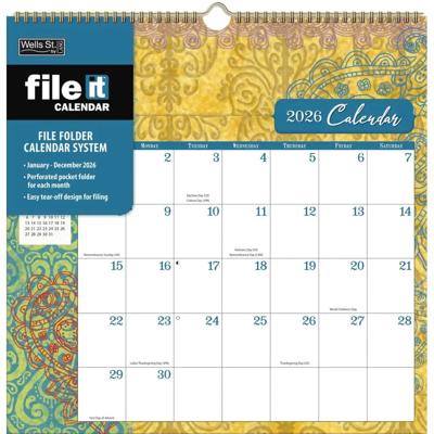 Bohemian File It Kalender 2026