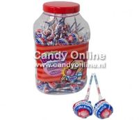 Fiesta Fiesta Mister Bubble Gum Lolly's Cherry 100 Stuks - thumbnail