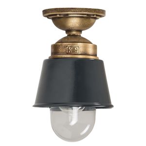 Kostas Brass Plafondlamp Antraciet