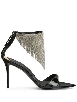 Giuseppe Zanotti sandales Intriigo Crystal 90 mm - Noir