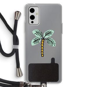 Palmboom: OnePlus 9 Transparant Hoesje met koord